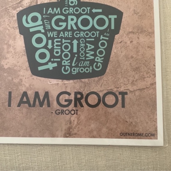Art Paper Poster "I AM GROOT" by Stephen Poon - Picture 5 of 6